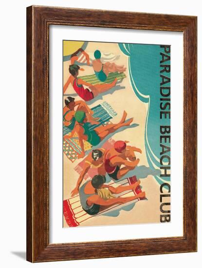 Paradise Beach Club-Wild Apple Portfolio-Framed Art Print