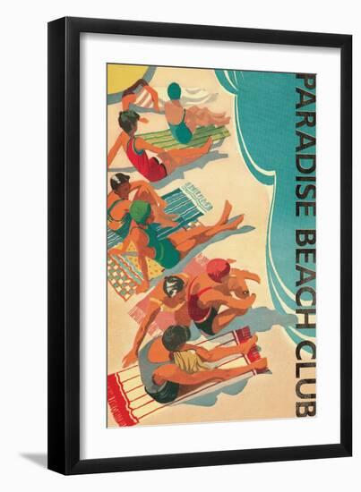 Paradise Beach Club-Wild Apple Portfolio-Framed Art Print