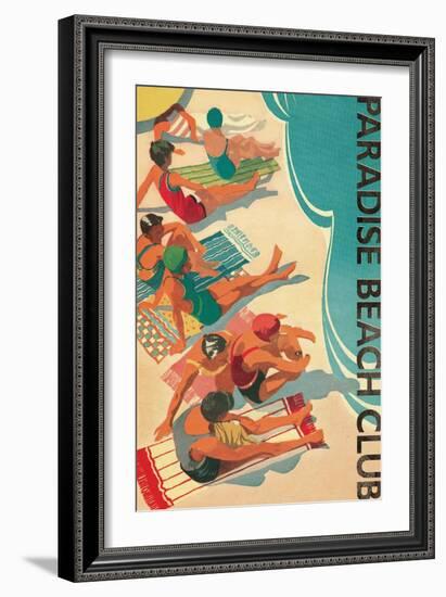 Paradise Beach Club-Wild Apple Portfolio-Framed Art Print