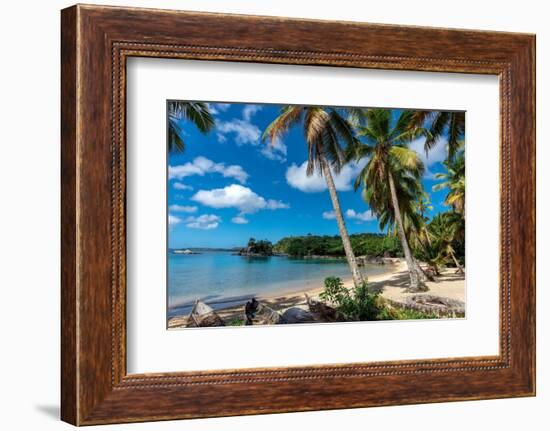 Paradise, Beautiful Sand Beach in Madagascar, Ile Saint Marie. Island-mirecca-Framed Photographic Print