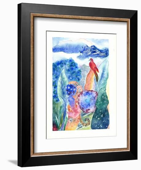 Paradise Bird, 2010-Louise Belanger-Framed Giclee Print