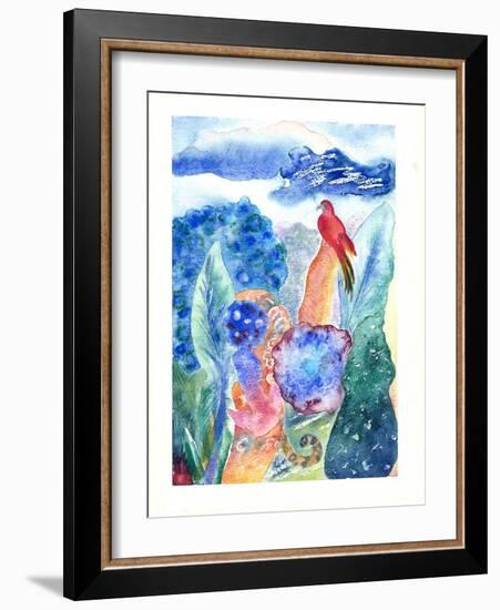 Paradise Bird, 2010-Louise Belanger-Framed Giclee Print