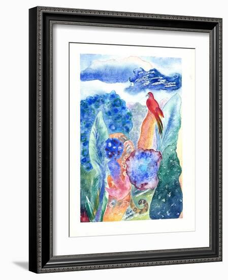 Paradise Bird, 2010-Louise Belanger-Framed Giclee Print