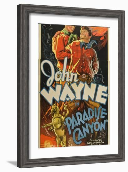 Paradise Canyon, John Wayne, 1935-null-Framed Art Print