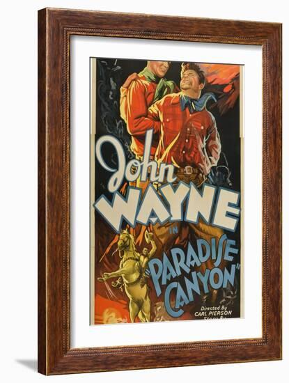 Paradise Canyon, John Wayne, 1935--Framed Art Print