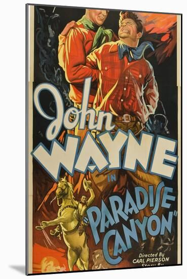 Paradise Canyon, John Wayne, 1935-null-Mounted Art Print