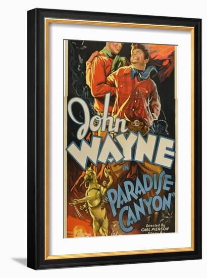 Paradise Canyon, John Wayne, 1935-null-Framed Art Print