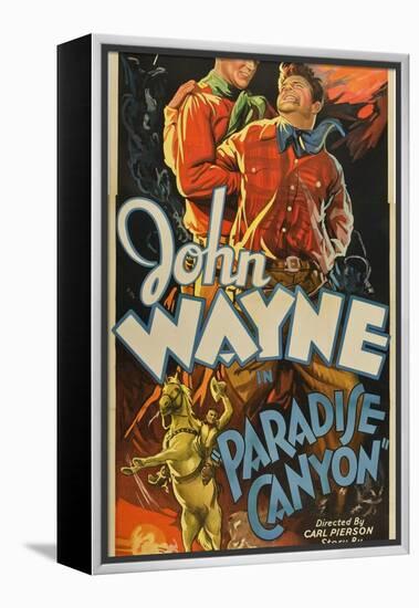 Paradise Canyon, John Wayne, 1935-null-Framed Stretched Canvas