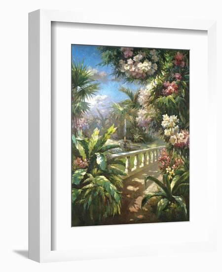 Paradise Fountain-James Reed-Framed Art Print