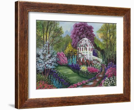 Paradise Garden-Bonnie B. Cook-Framed Giclee Print