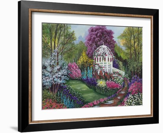 Paradise Garden-Bonnie B. Cook-Framed Giclee Print