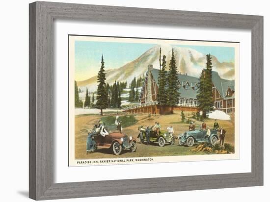 Paradise Inn, Rainier National Park, Washington-null-Framed Art Print