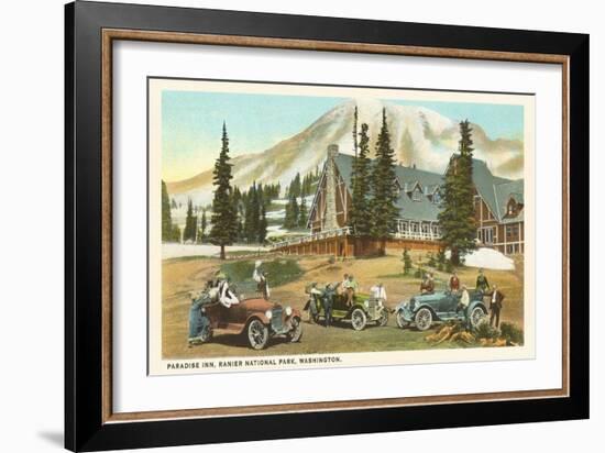 Paradise Inn, Rainier National Park, Washington-null-Framed Art Print