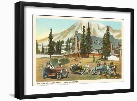 Paradise Inn, Rainier National Park, Washington-null-Framed Art Print