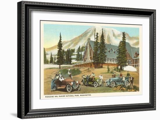 Paradise Inn, Rainier National Park, Washington-null-Framed Art Print