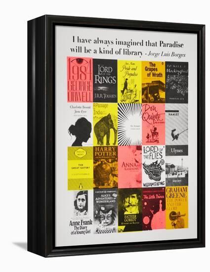 Paradise is a library-Anne Storno-Framed Premier Image Canvas