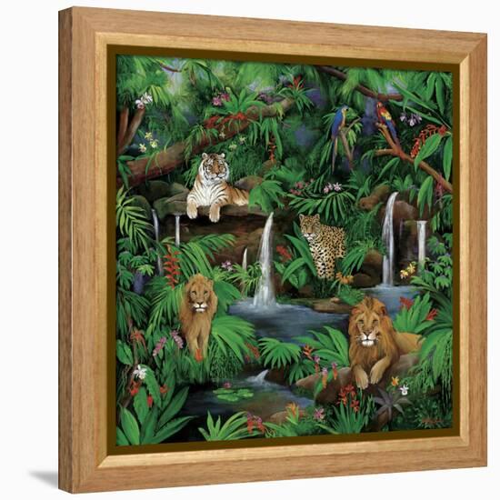 Paradise Jungle-Betty Lou-Framed Premier Image Canvas