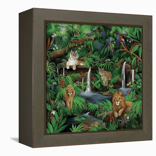 Paradise Jungle-Betty Lou-Framed Premier Image Canvas