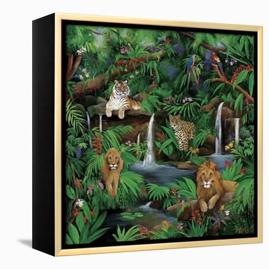 Paradise Jungle-Betty Lou-Framed Premier Image Canvas