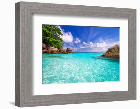 Paradise Lagoon of Similan Islands in Thailand-Patryk Kosmider-Framed Photographic Print