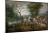 Paradise Landscape with Animals-Jan Brueghel the Younger-Mounted Giclee Print