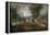 Paradise Landscape with Animals-Jan Brueghel the Younger-Framed Premier Image Canvas