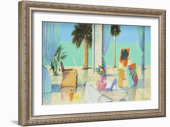 Paradise Lost ,a design for a symphony, 2020 (oil on canvas)-Andrew Hewkin-Framed Giclee Print