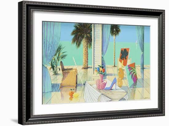 Paradise Lost ,a design for a symphony, 2020 (oil on canvas)-Andrew Hewkin-Framed Giclee Print