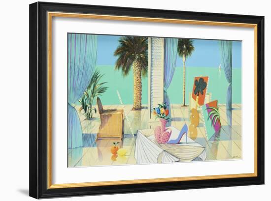 Paradise Lost ,a design for a symphony, 2020 (oil on canvas)-Andrew Hewkin-Framed Giclee Print