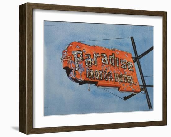 Paradise Motel, 2006-Lucy Masterman-Framed Giclee Print