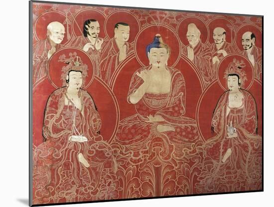 Paradise of Amitabha Buddha-null-Mounted Giclee Print