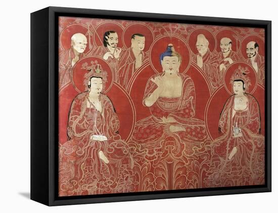 Paradise of Amitabha Buddha-null-Framed Premier Image Canvas