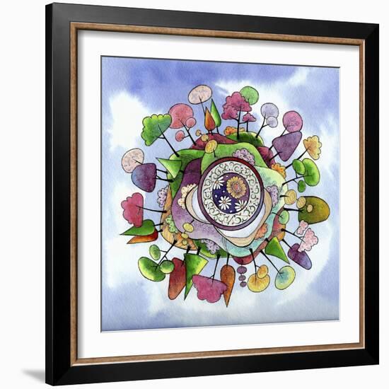 Paradise Planet-Sandra Willard-Framed Giclee Print