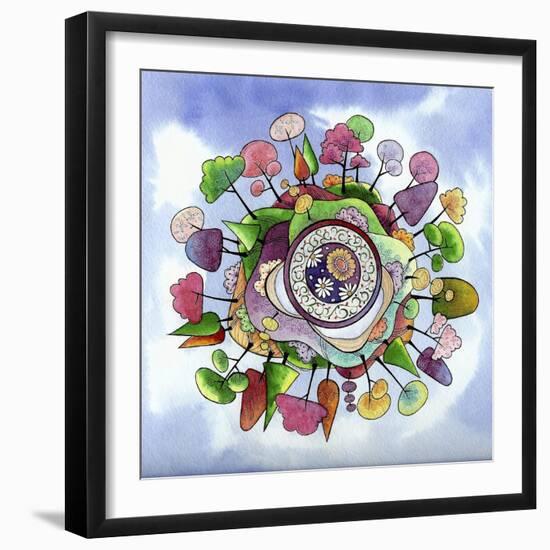 Paradise Planet-Sandra Willard-Framed Giclee Print