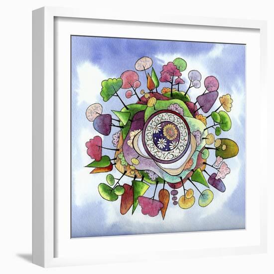 Paradise Planet-Sandra Willard-Framed Giclee Print