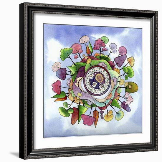 Paradise Planet-Sandra Willard-Framed Giclee Print