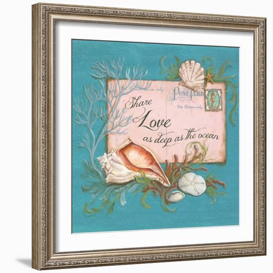 Paradise Postcards I-Kate McRostie-Framed Art Print