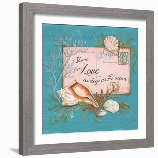 Paradise Postcards I-Kate McRostie-Framed Art Print