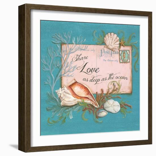 Paradise Postcards I-Kate McRostie-Framed Art Print