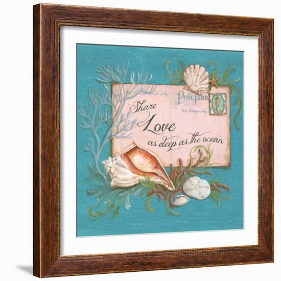 Paradise Postcards I-Kate McRostie-Framed Art Print