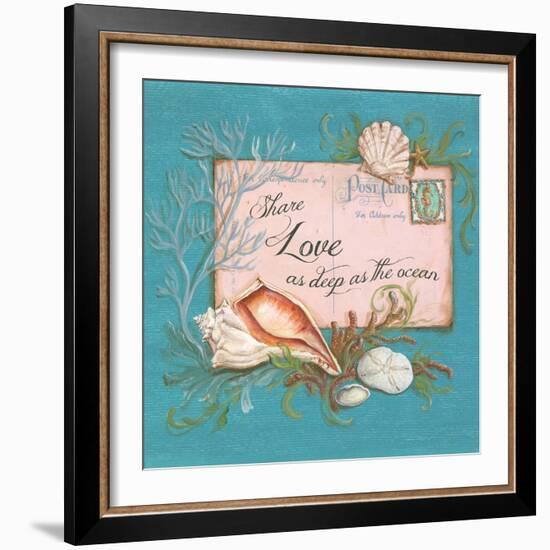 Paradise Postcards I-Kate McRostie-Framed Art Print