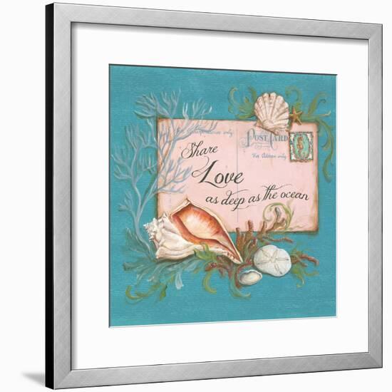 Paradise Postcards I-Kate McRostie-Framed Art Print