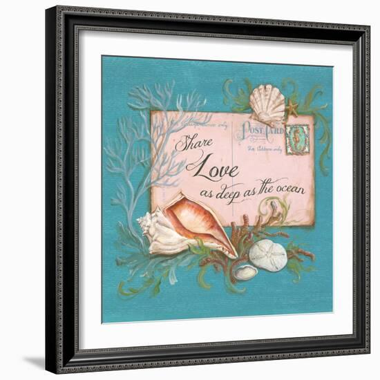 Paradise Postcards I-Kate McRostie-Framed Art Print