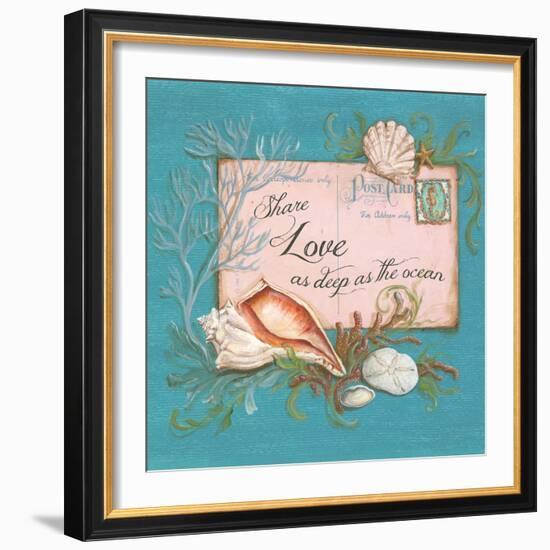 Paradise Postcards I-Kate McRostie-Framed Art Print