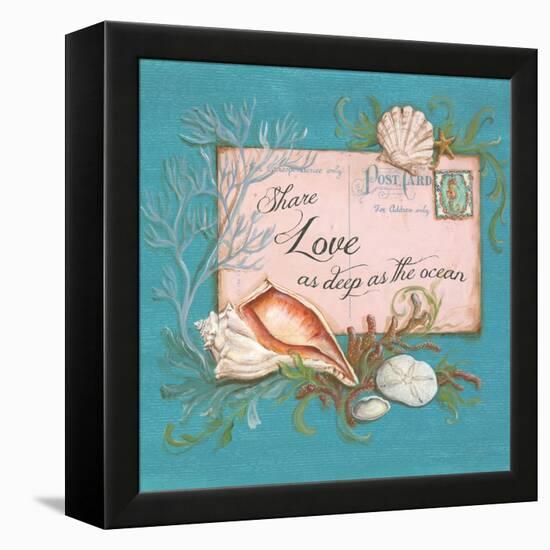 Paradise Postcards I-Kate McRostie-Framed Stretched Canvas