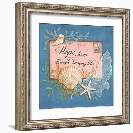 Paradise Postcards IV-Kate McRostie-Framed Art Print