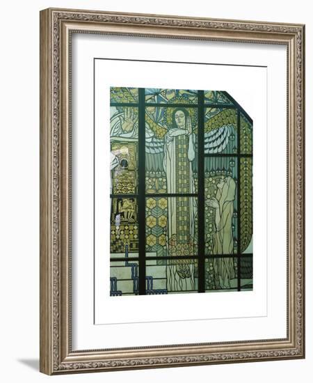 Paradise, Stained Glass Window-Kolo Moser-Framed Giclee Print