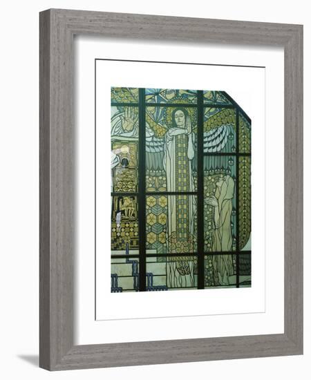 Paradise, Stained Glass Window-Kolo Moser-Framed Giclee Print