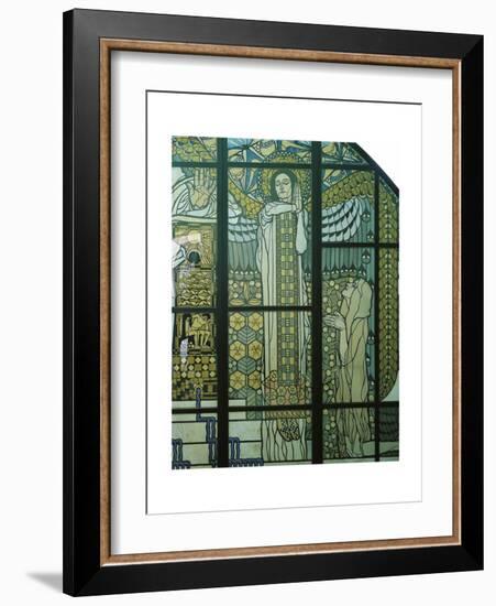 Paradise, Stained Glass Window-Kolo Moser-Framed Giclee Print