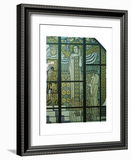 Paradise, Stained Glass Window-Kolo Moser-Framed Giclee Print